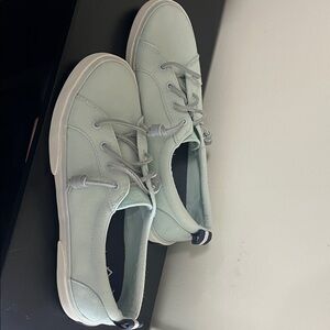 Sperry Women's Light Green Sneakers